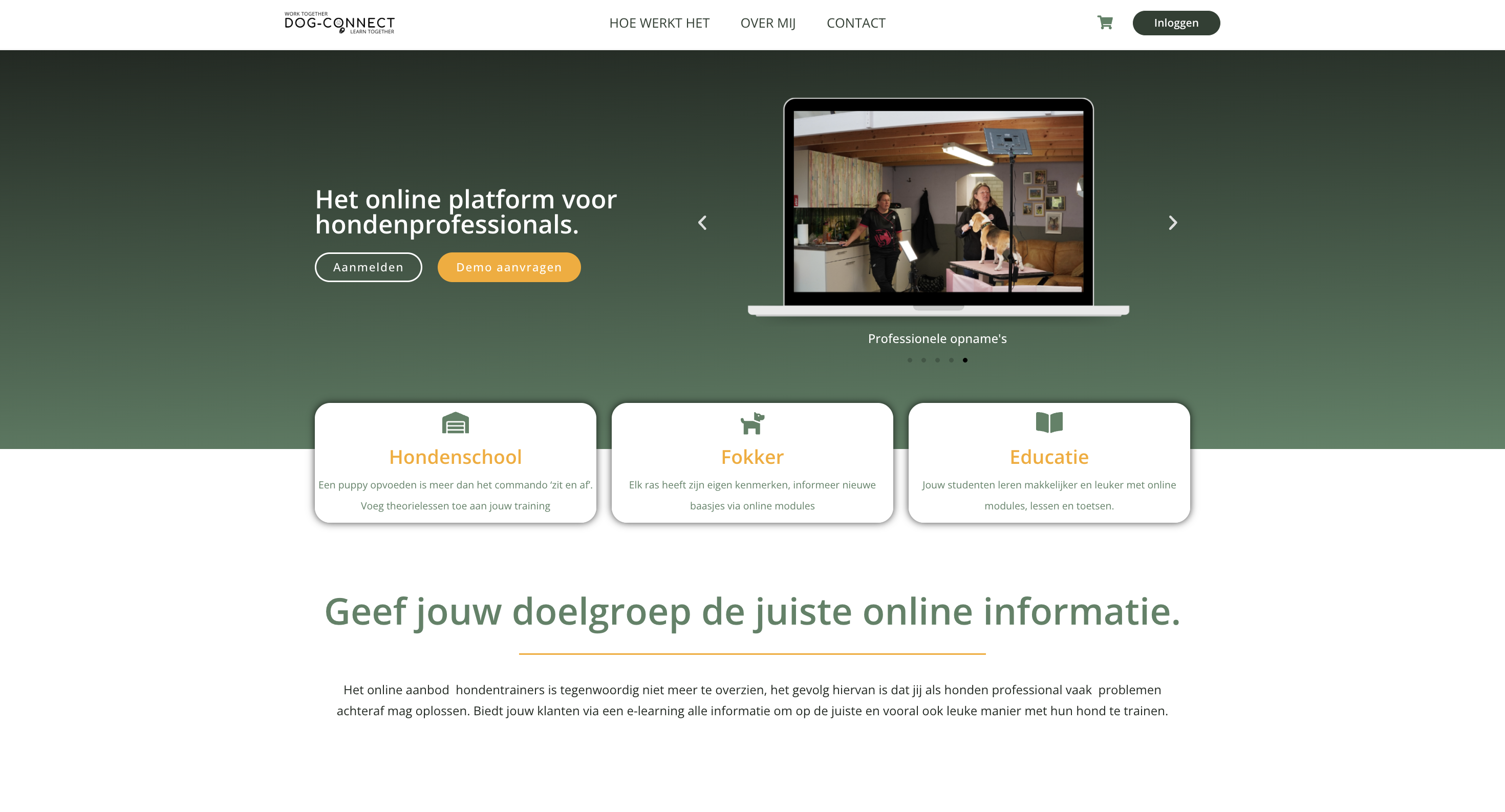 Screenshot van Dog-Connect